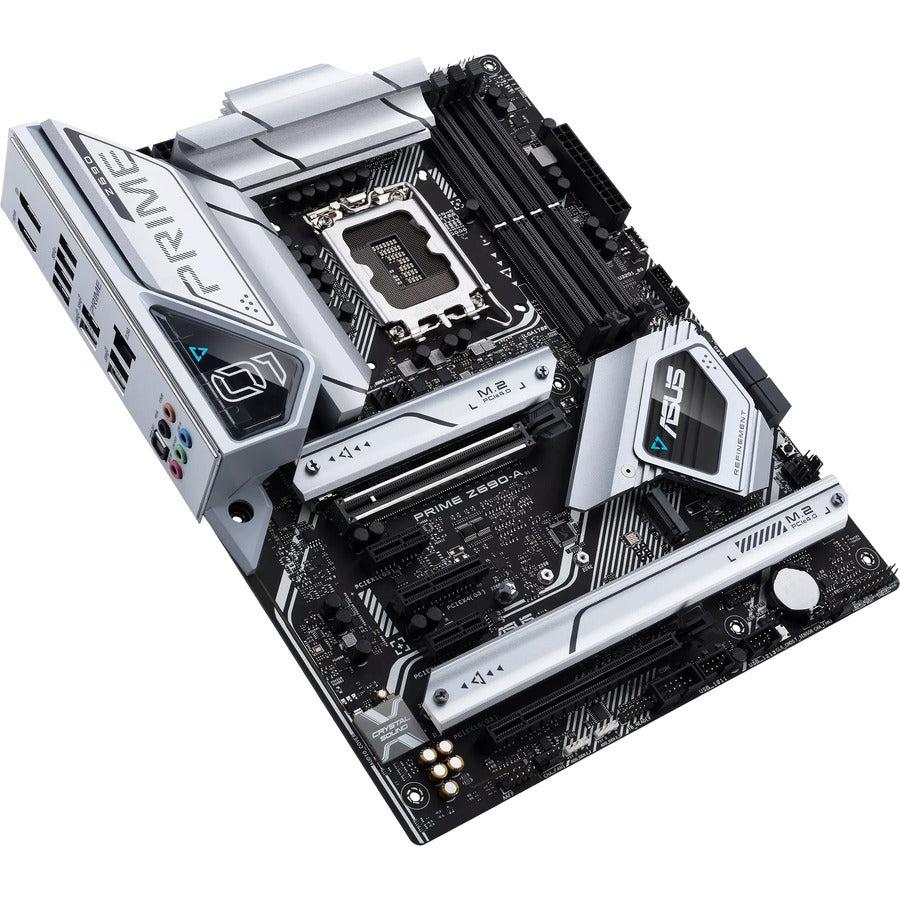 Asus Prime Z690-A Desktop Motherboard - Intel Z690 Chipset - Socket LGA-1700 - Intel Optane Memory Ready - ATX