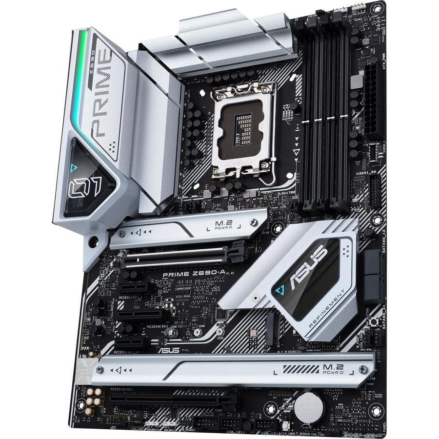 Asus Prime Z690-A Desktop Motherboard - Intel Z690 Chipset - Socket LGA-1700 - Intel Optane Memory Ready - ATX