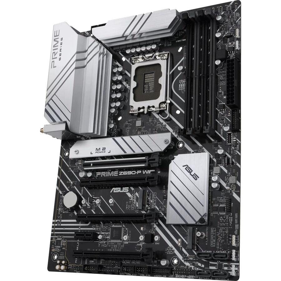 Asus Prime Z690-P WIFI Desktop Motherboard - Intel Z690 Chipset - Socket LGA-1700 - Intel Optane Memory Ready - ATX