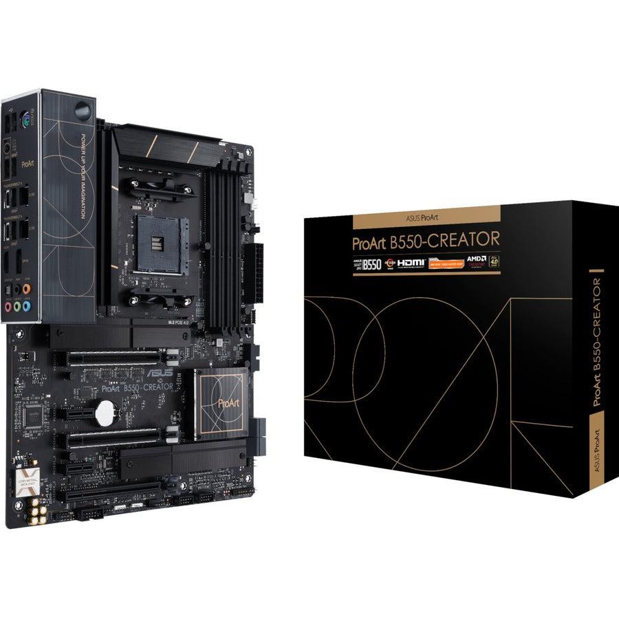 Asus ProArt B550-CREATOR Desktop Motherboard - AMD B550 Chipset - Socket AM4 - ATX PROARTB550-CREATOR