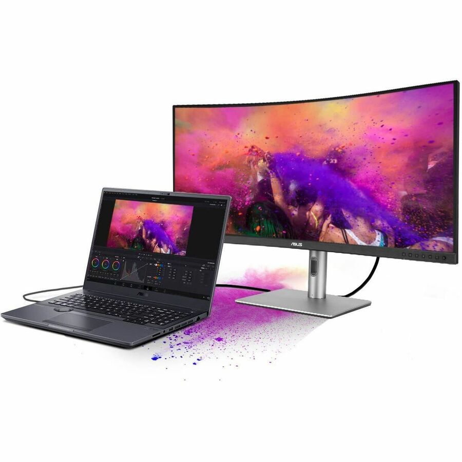 Asus ProArt PA34VCNV 34 Class UW-QHD Curved Screen LCD Monitor - 21:9 - 34.1 Viewable - In