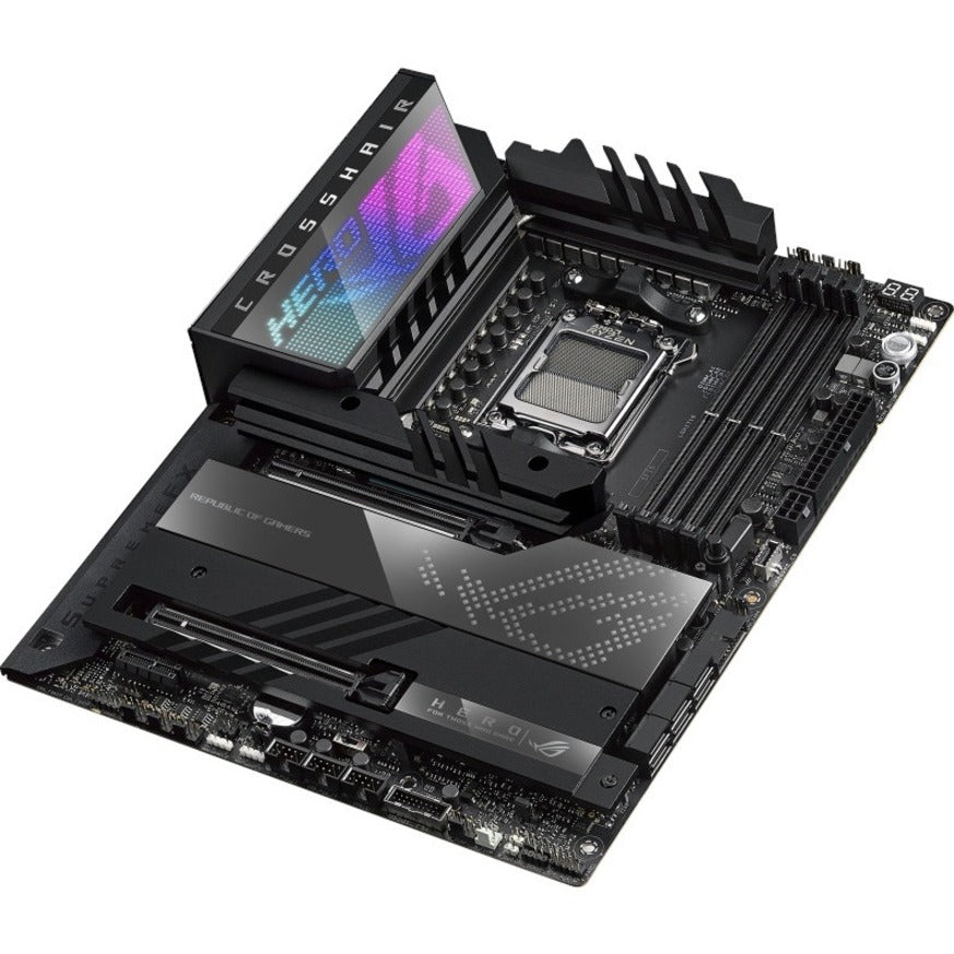 Asus ROG Crosshair X670E HERO Gaming Desktop Motherboard - AMD X670 Chipset - Socket AM5 - ATX