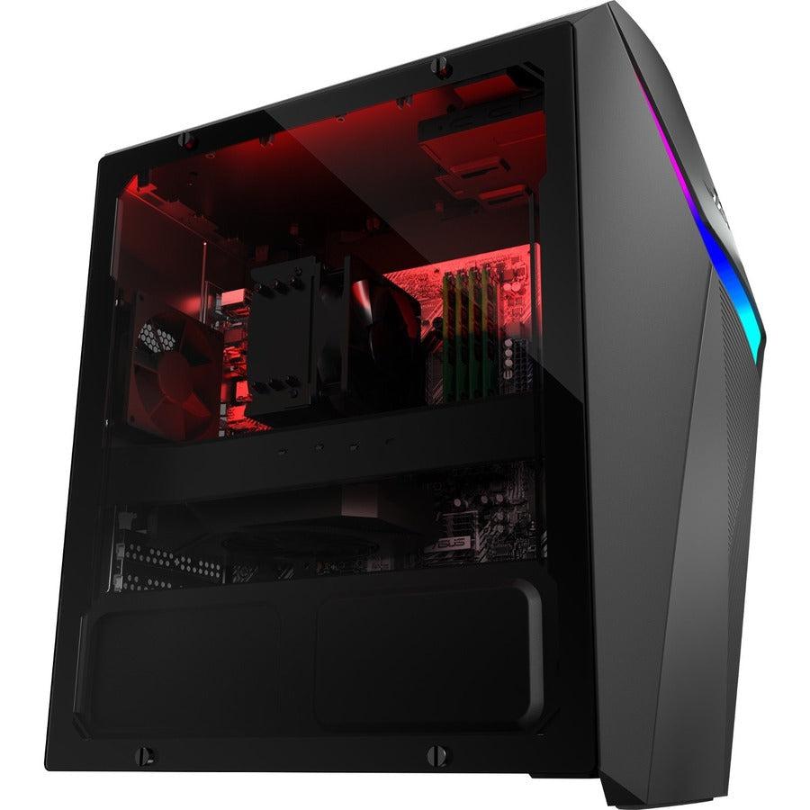 Asus ROG Strix G10DK-RS554 Gaming Desktop Computer - AMD Ryzen 3 3400G - 8 GB RAM - Mid-tower
