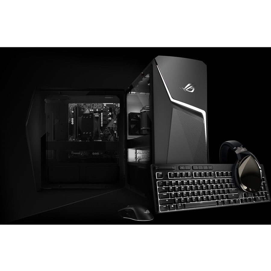 Asus ROG Strix G10DK-RS554 Gaming Desktop Computer - AMD Ryzen 3 3400G - 8 GB RAM - Mid-tower