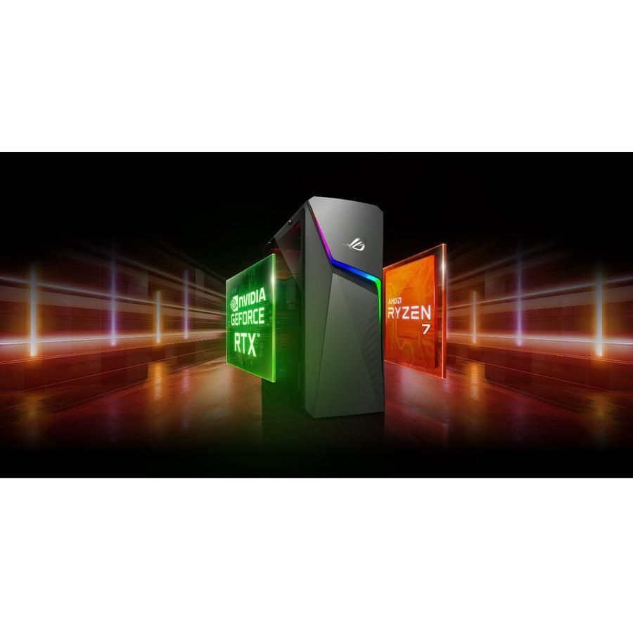 Asus ROG Strix G10DK-RS554 Gaming Desktop Computer - AMD Ryzen 3 3400G - 8 GB RAM - Mid-tower