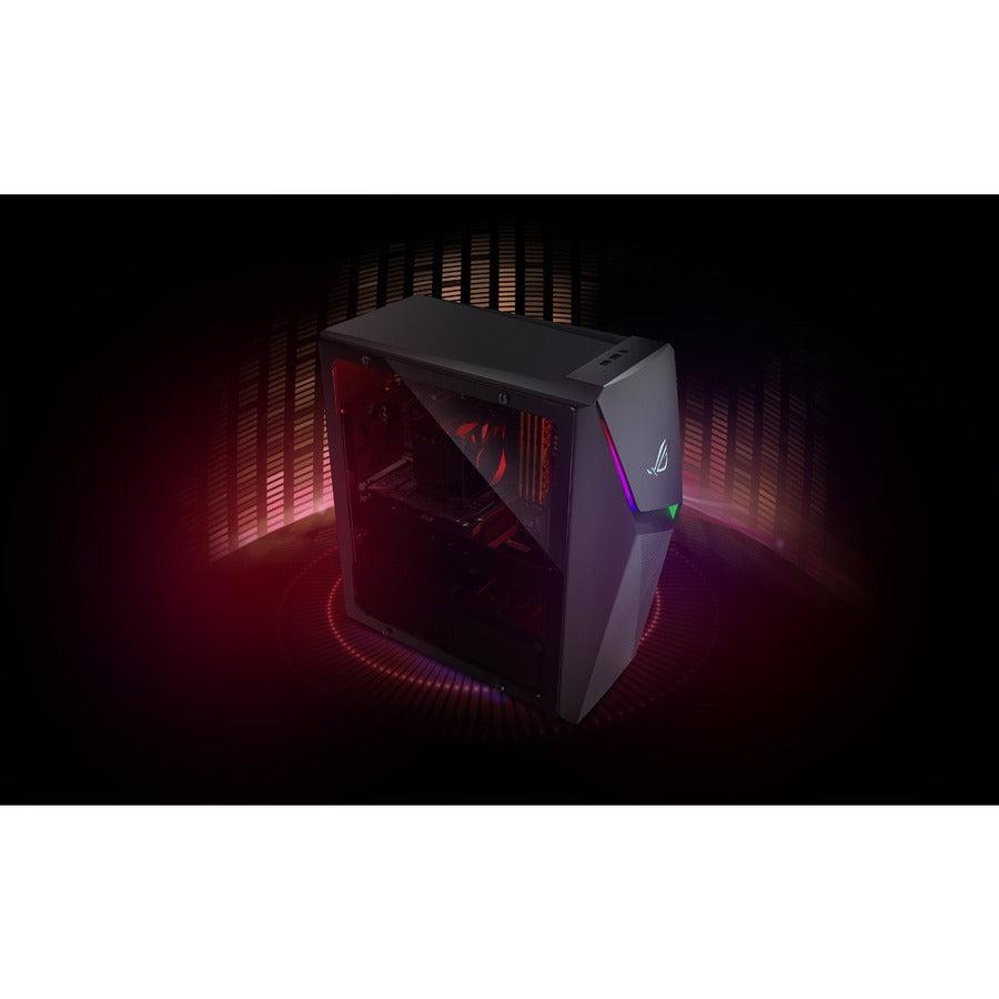 Asus ROG Strix G10DK-RS554 Gaming Desktop Computer - AMD Ryzen 3 3400G - 8 GB RAM - Mid-tower