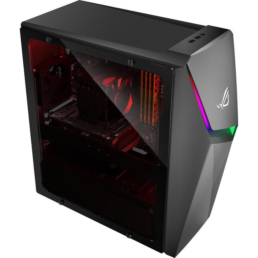 Asus ROG Strix G10DK-RS554 Gaming Desktop Computer - AMD Ryzen 3 3400G - 8 GB RAM - Mid-tower
