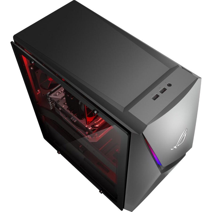 Asus ROG Strix G10DK-RS554 Gaming Desktop Computer - AMD Ryzen 3 3400G - 8 GB RAM - Mid-tower