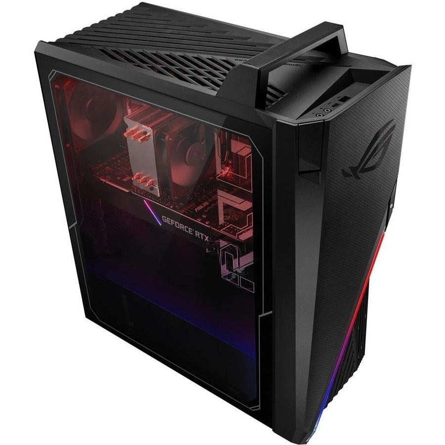 Asus ROG Strix GA15DK-DH776 Gaming Desktop Computer - AMD Ryzen 7 5800X Octa-core (8 Core) 3.80 GHz - 16 GB RAM DDR4 SDRAM - 1 TB PCI Express SSD - Tower - Black