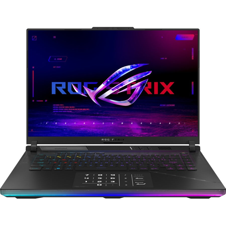 Asus ROG Strix SCAR 16 G634 G634JZ-XS96 16" Gaming Notebook - QHD+ - 2560 x 1600 - Intel Core i9 13th Gen i9-13980HX Tetracosa-core (24 Core) 2.20 GHz - 32 GB Total RAM - 1 TB SSD - Off Black
