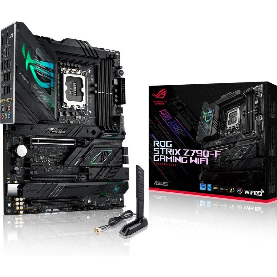 Asus ROG Strix STRIX Z790-F Gaming WIFI Gaming Desktop Motherboard - Intel Z790 Chipset - Socket LGA-1700 - ATX