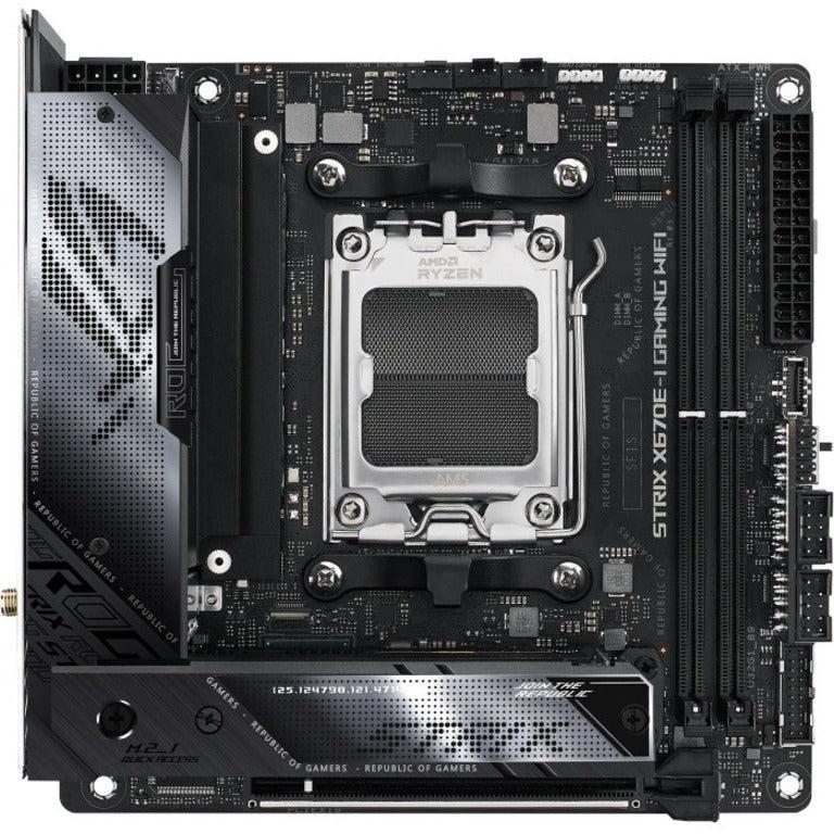 Asus ROG Strix X670E-I GAMING WIFI Gaming Desktop Motherboard - AMD X670 Chipset - Socket AM5 - Mini ITX ROGSTRIXX670EIGAMING