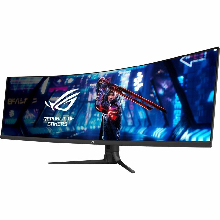 Asus ROG Strix XG49WCR 49 Class Dual Quad HD (DQHD) Curved Screen Gaming LED Monitor - 32: