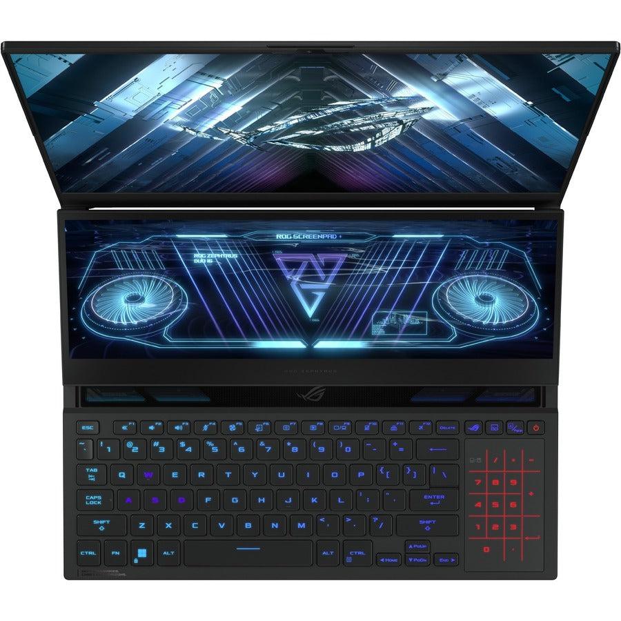 Asus ROG Zephyrus Duo 16 GX650 GX650RW-XS96 16" Gaming Notebook - WQXGA - 2560 x 1600 - AMD Ryzen 9 6980HX Octa-core (8 Core) 3.30 GHz - 32 GB Total RAM - 1 TB SSD - Black