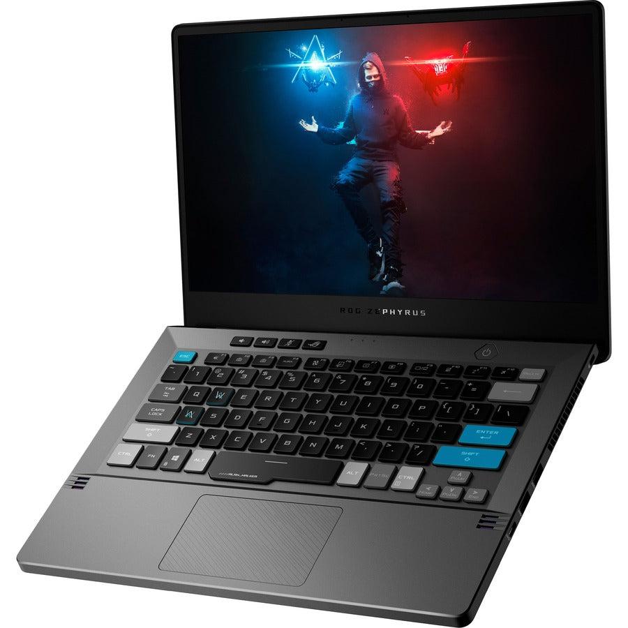 Asus ROG Zephyrus G14 GA401 GA401QEC-K2064T 14" Gaming Notebook - WQHD - 2560 x 1440 - AMD Ryzen 9 5900HS Octa-core (8 Core) 3.10 GHz - 16 GB Total RAM - 1 TB SSD - Gray