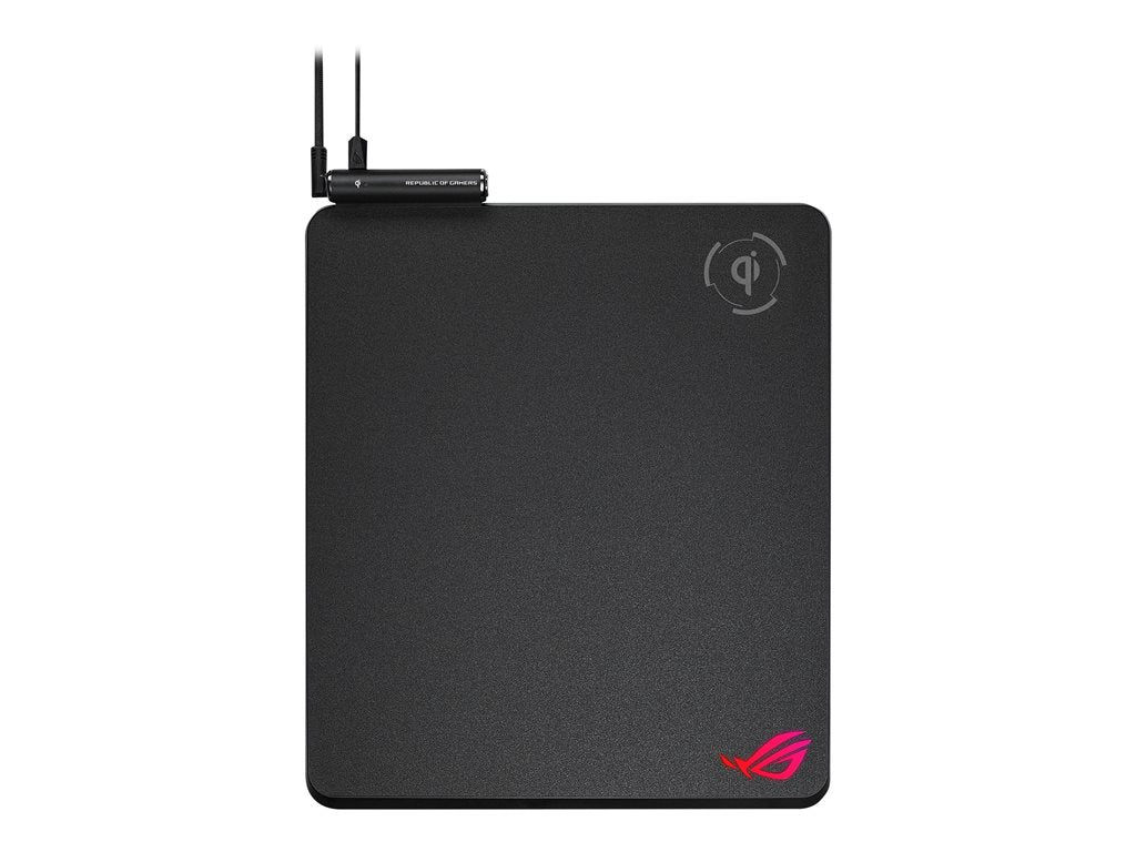 Asus Rog Balteus Qi Vertical Gaming Mouse Pad With Wireless Qi Charging Zone