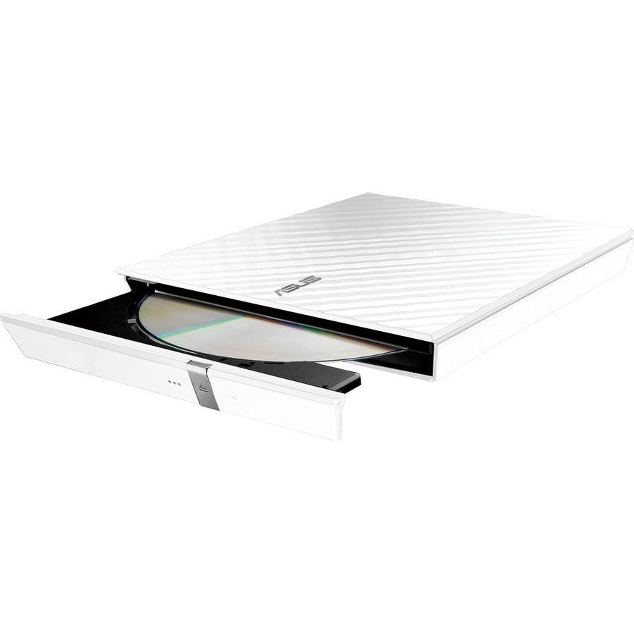 Asus Sdrw-08D2S-U Dvd-Writer - External - Retail Pack - White Sdrw-08D2S-Uwgaci