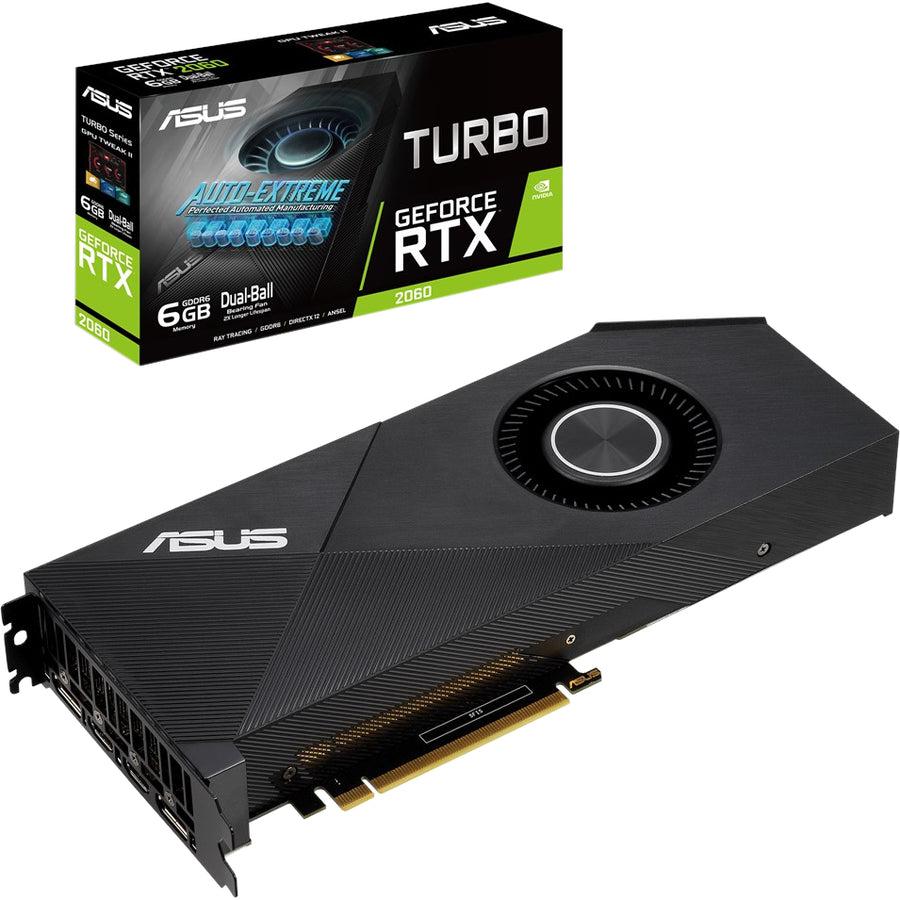 Asus Turbo Geforce Rtx 2060 6Gb Gddr6 Pci Express 3.0 Video Card Turbo-Rtx2060-6G