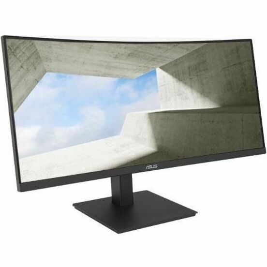Asus VA34VCPSN 34 Class UW-QHD Curved Screen LED Monitor - 21:9 - Matte Black - 34 Viewabl