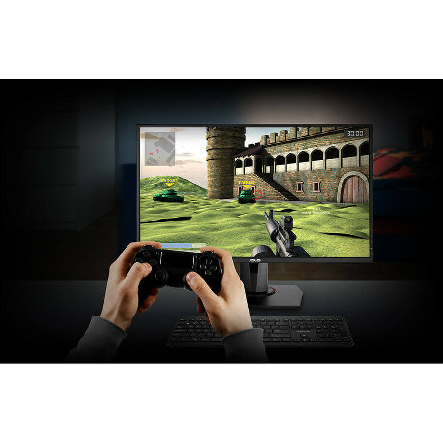 Asus VG278QR 27 Class Full HD Gaming LCD Monitor - 16:9 - Black"