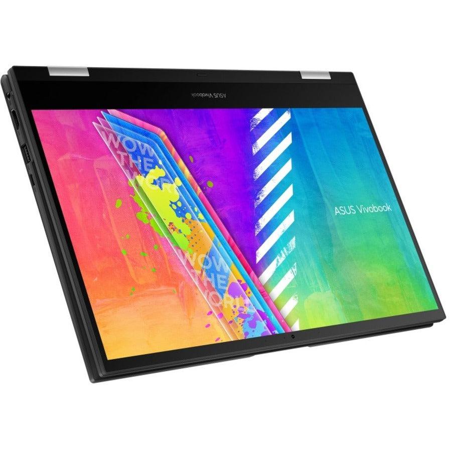 Asus Vivobook Go 14 Flip J1400 J1400Ka-Es21T 14" Touchscreen Convertible Notebook - Full Hd - 1920 X 1080 - Intel Pentium Silver N6000 Quad-Core (4 Core) 1.10 Ghz - 4 Gb Total Ram - 4 Gb On-Board Memory - 128 Gb Flash Memory - Quiet Blue