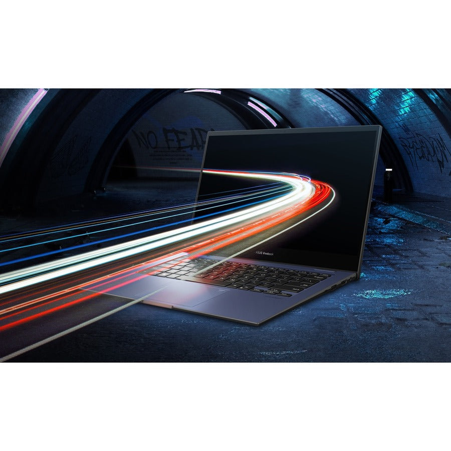 Asus Vivobook Go 14 Flip J1400 J1400Ka-Es21T 14" Touchscreen Convertible Notebook - Full Hd - 1920 X 1080 - Intel Pentium Silver N6000 Quad-Core (4 Core) 1.10 Ghz - 4 Gb Total Ram - 4 Gb On-Board Memory - 128 Gb Flash Memory - Quiet Blue