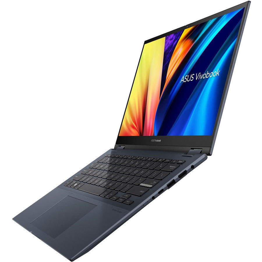 Asus Vivobook S 14 Flip Tp3402 Tp3402Za-Db51T 14" Touchscreen Convertible Notebook - Wuxga - 1920 X 1200 - Intel Core I5 12Th Gen I5-12500H Dodeca-Core (12 Core) 2.50 Ghz - 8 Gb Total Ram - 8 Gb On-Board Memory - 512 Gb Ssd - Quiet Blue