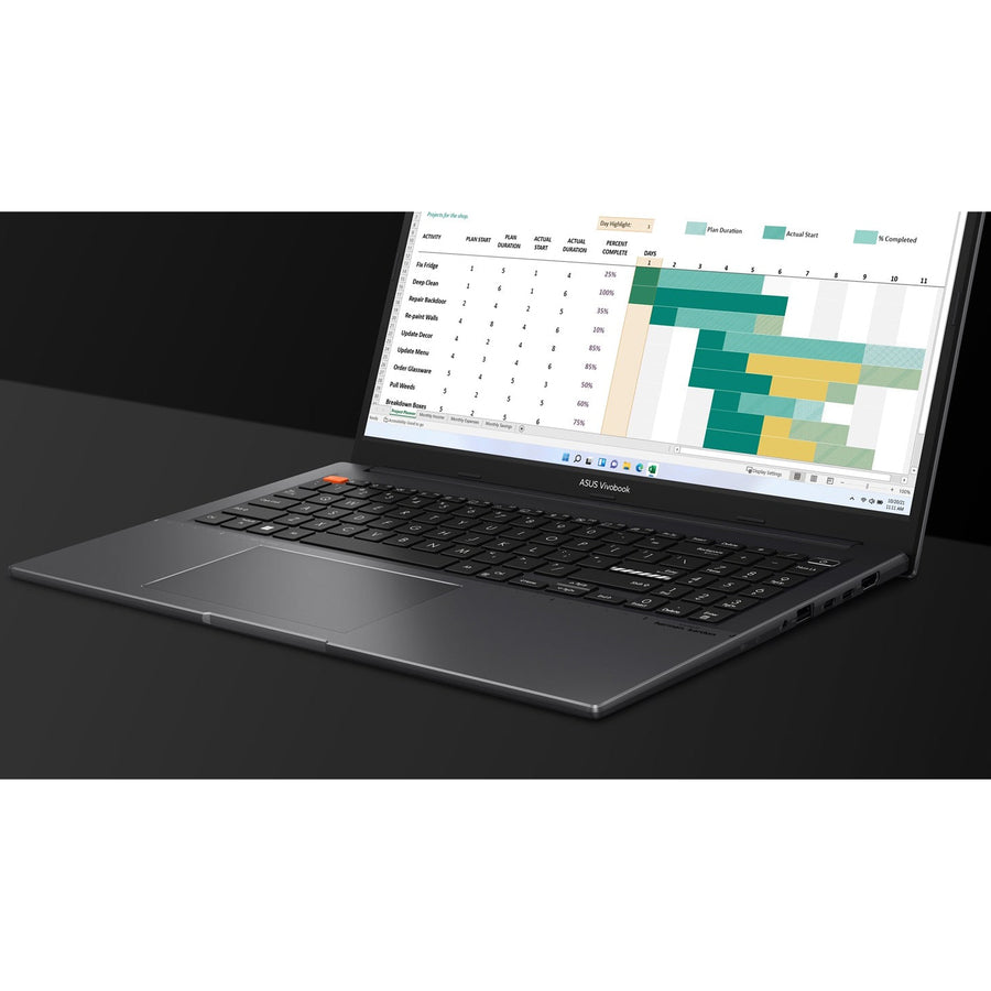 Asus Vivobook S 15 S3502 S3502QA-DS51 15.6 Notebook - Full HD - AMD Ryzen 5 5600H - 8 GB - 512 GB SSD - Indie Black"