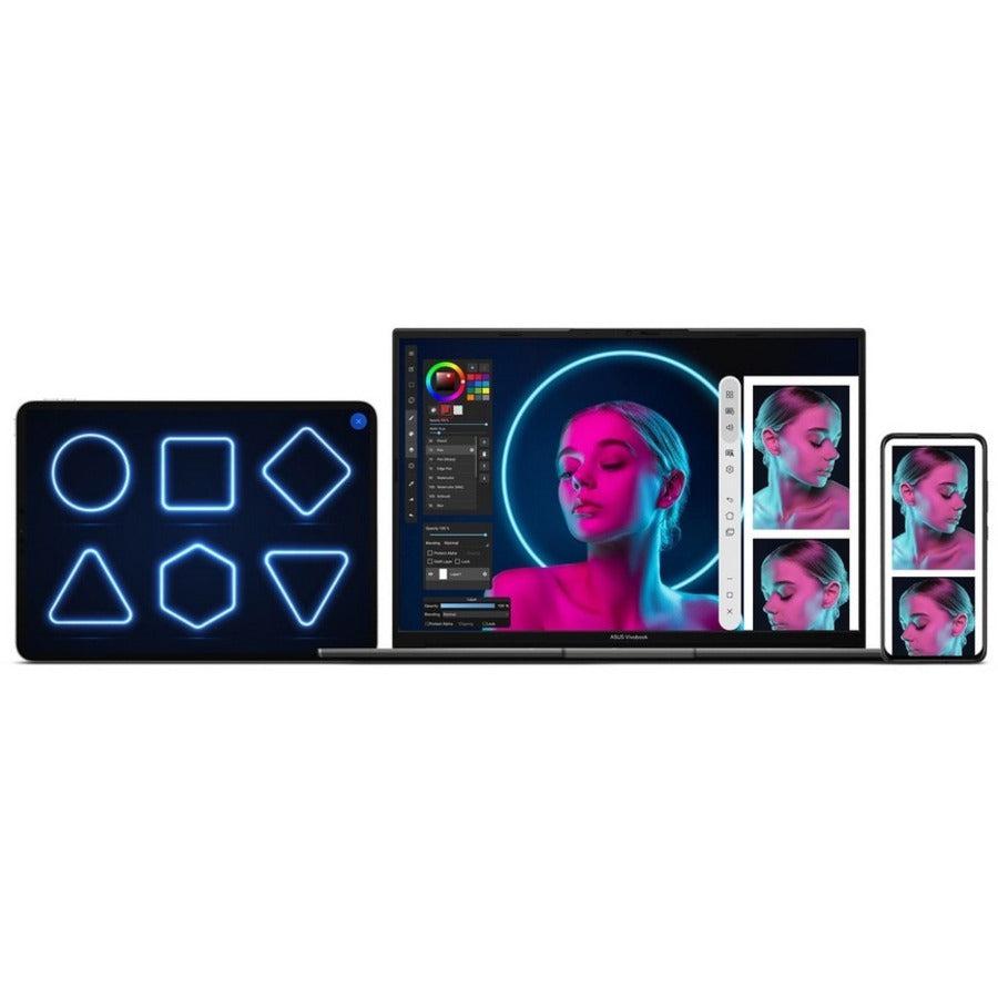 Asus Vivobook S 16X S5602 S5602ZA-DB51 16" Notebook - WUXGA - 1920 x 1200 - Intel Core i5 12th Gen i5-12500H Dodeca-core (12 Core) 2.50 GHz - 8 GB Total RAM - 8 GB On-board Memory - 512 GB SSD - Midnight Black