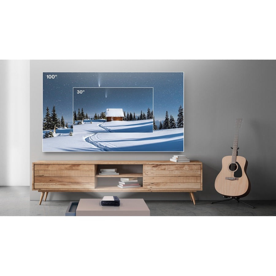 Asus ZenBeam E2 DLP Projector - 16:9 - Ceiling Mountable Portable - Black Gold - 854 x 480