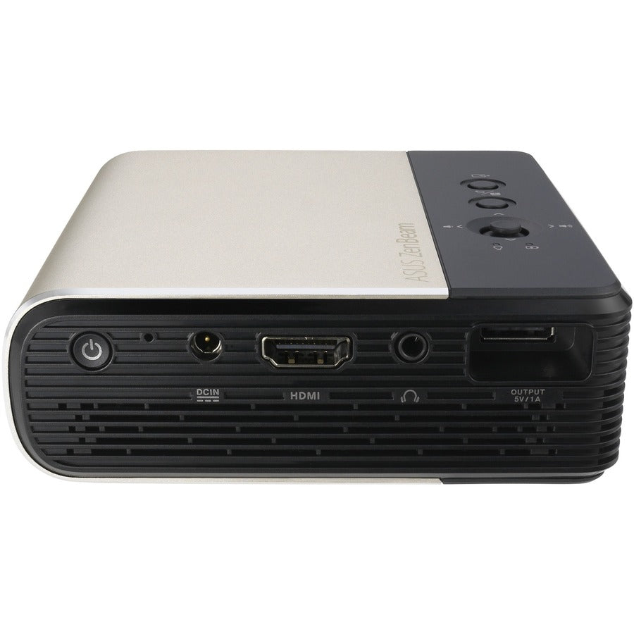 Asus ZenBeam E2 DLP Projector - 16:9 - Ceiling Mountable Portable - Black Gold - 854 x 480