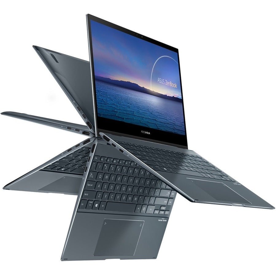 Asus ZenBook Flip 13 UX363 UX363EA-DH52T 13.3 Touchscreen Convertible Notebook - Full HD - Intel Core i5 11th Gen i5-1135G7 - 8 GB - 512 GB SSD - Pine Gray"