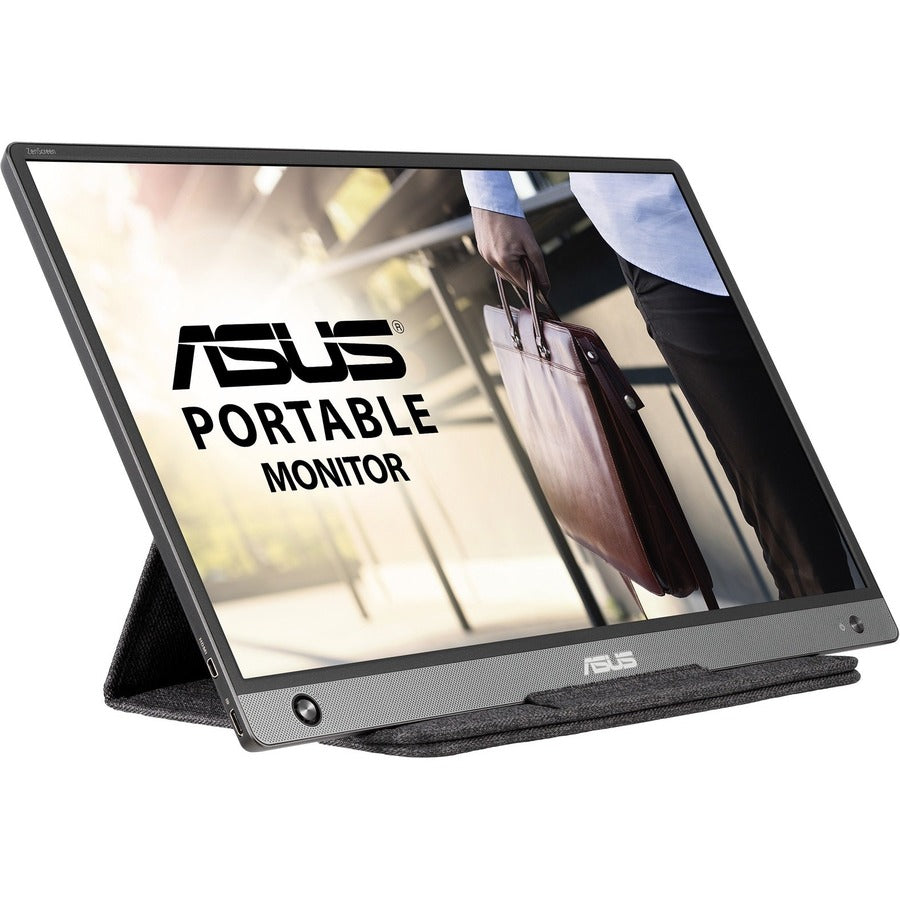 Asus ZenScreen MB16AH 16 Class Full HD LCD Monitor - 16:9 - Dark Gray"