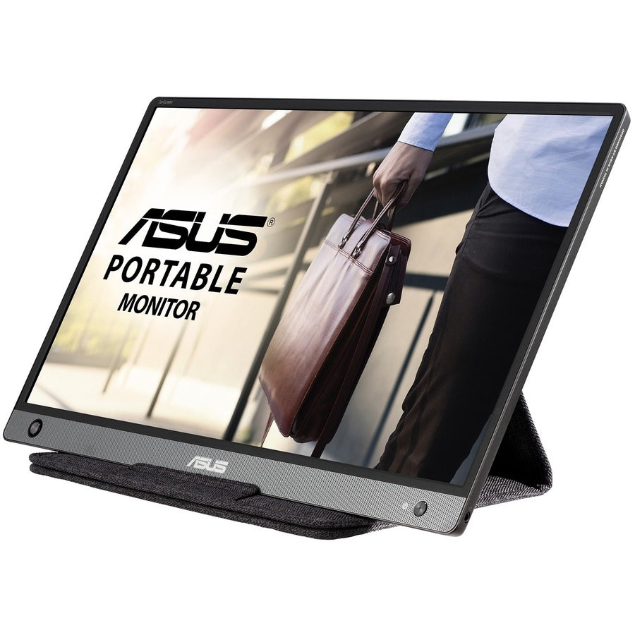 Asus ZenScreen MB16AH 16 Class Full HD LCD Monitor - 16:9 - Dark Gray"