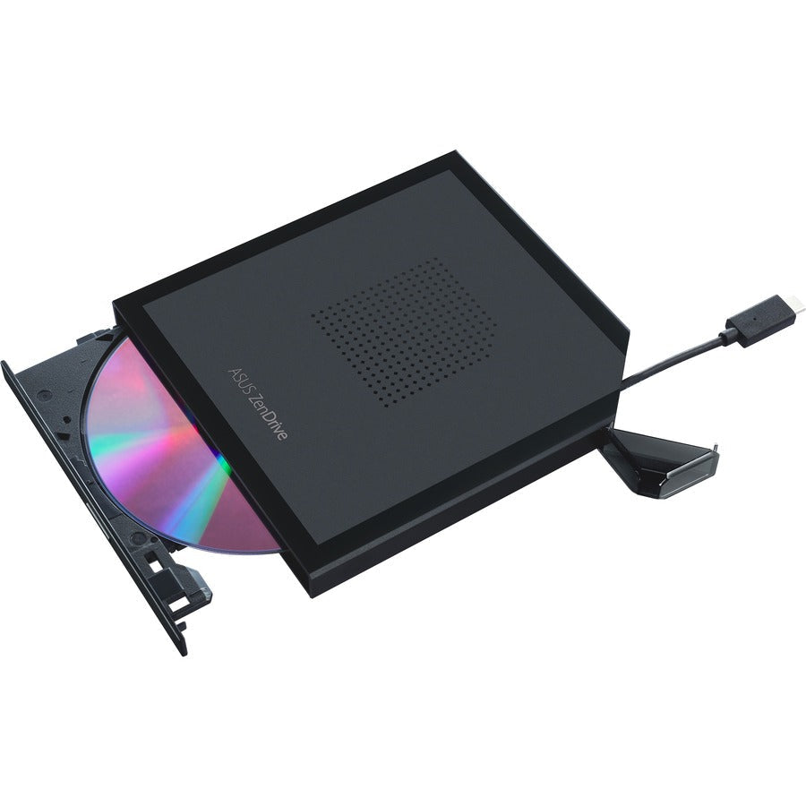 Asus Zendrive V1M Sdrw-08V1M-U Dvd-Writer - External - Retail Pack - Black SDRW-08V1M-U/BLK/G/AS//