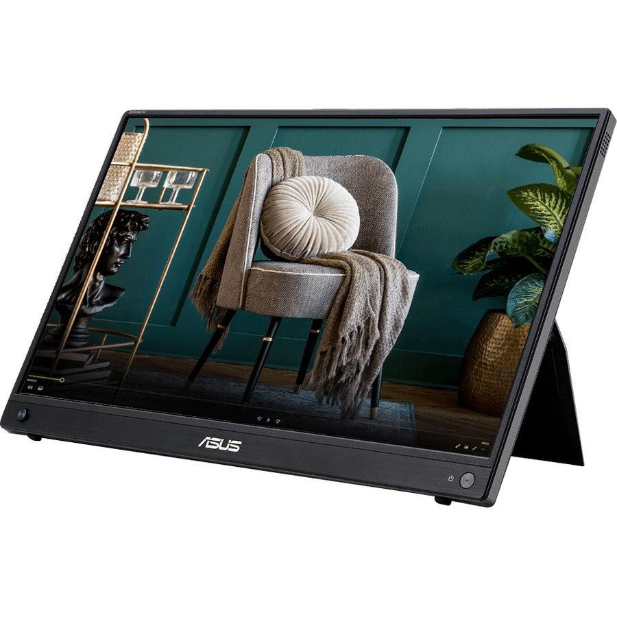 Asus Zenscreen Go Mb16Awp 15.6" Full Hd Led Lcd Monitor - 16:9 - Gun Metal Black