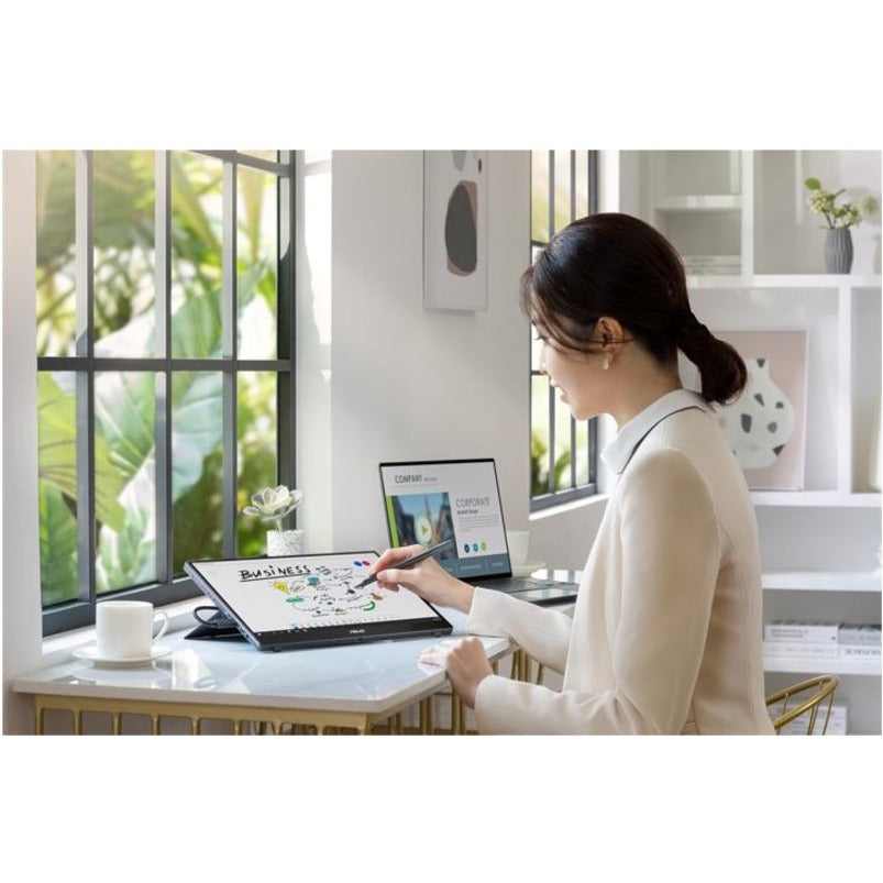 Asus Zenscreen Ink Mb14Ahd 14" Lcd Touchscreen Monitor - 16:9 - 5 Ms Gtg