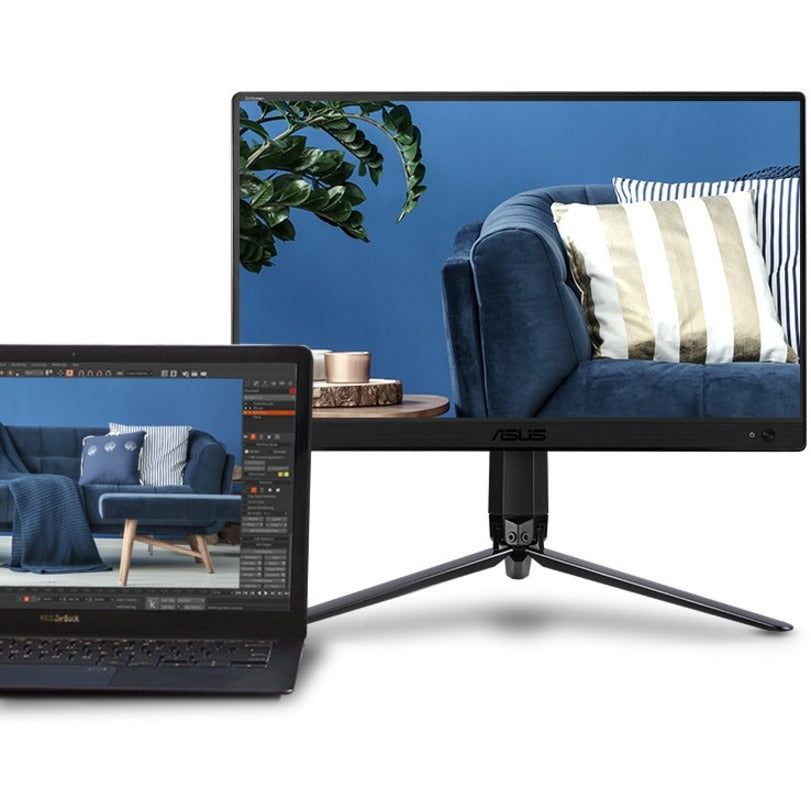 Asus Zenscreen Mb166C 15.6" Full Hd Led Lcd Monitor - 16:9 - Black