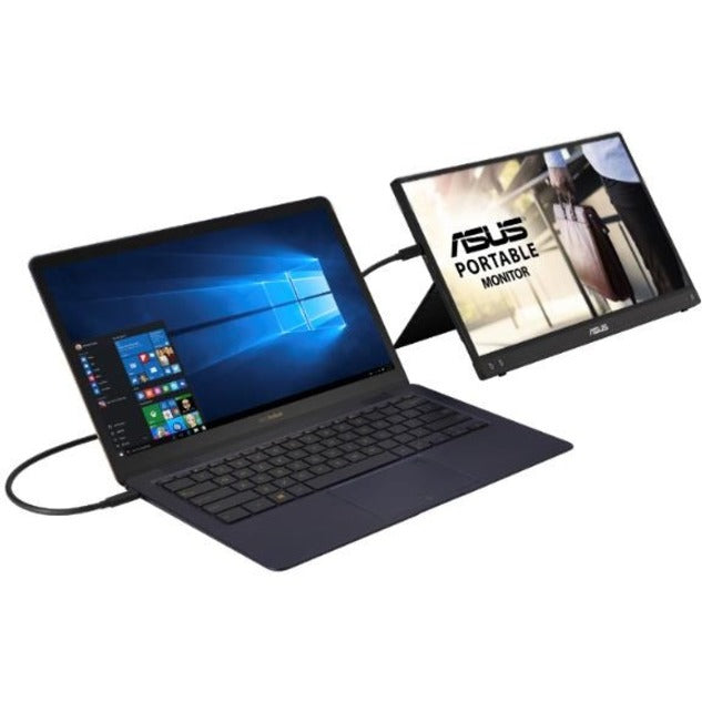 Asus ZenScreen MB16ACV 16 Class LCD Monitor - 16:9 - Silver"