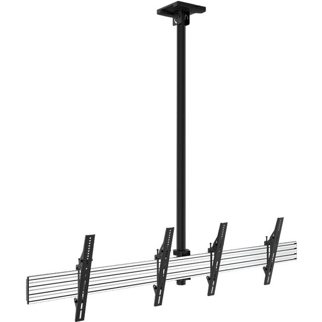 Atdec ADBS 2x1 ceiling menu board mount for 55-65 displays (Black)" ADBS-2X1-17TC