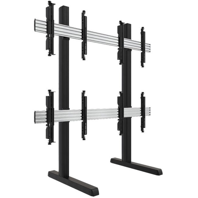Atdec ADBS 2x2 freestanding video wall mount for 40-55 (Black)" ADBS-2X2-17MFB
