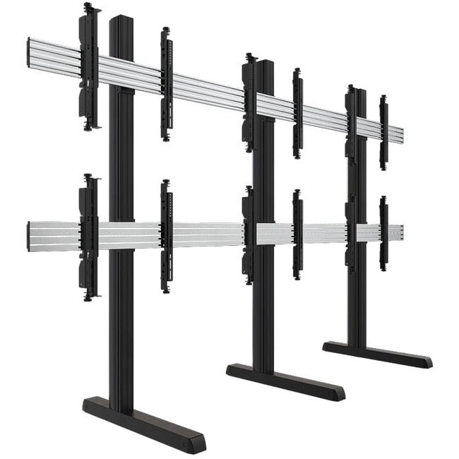 Atdec ADBS 3x2 freestanding video wall mount for 40-55 displays (Black)" ADBS-3X2-30MFB