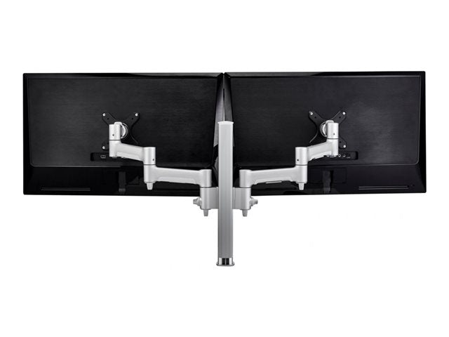 Atdec AWMS-2-4640 Dual Monitor Arms on Post, White