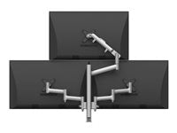 Atdec AWMS-3-D4651 White Triple Monitor Arm
