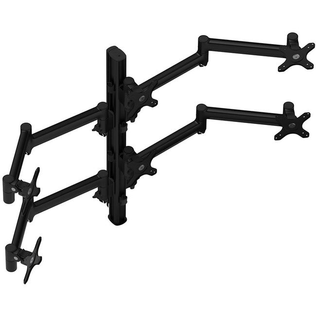 Atdec AWMS-6-13717 Mounting Arm for Monitor, Flat Panel Display, Curved Screen Display - Black AWMS-6-13717-H-B