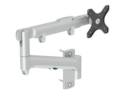 Atdec AWMS-DW - Mounting kit (articulating arm) - full-motion - for curved / flat panel - aluminum, steel - silver - screen size: AWMS-DW-S