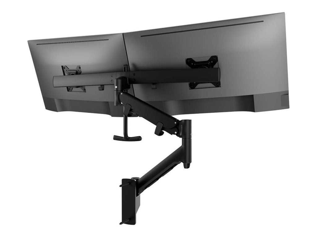 Atdec AWMS-RHXW - Mounting kit (articulating arm) - for 2 LCD displays - medical - aluminum - black - screen size: 24-27" - wall-mountable" AWMS-RHXW-B