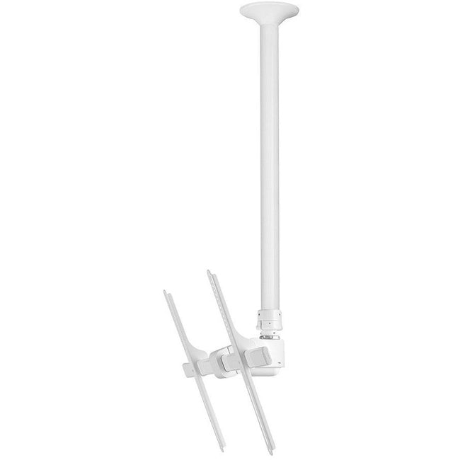 Atdec ceiling mount for large display, long pole - Loads up to 143lb - White - Universal VESA up to 800x500 TH-3070-CTLW