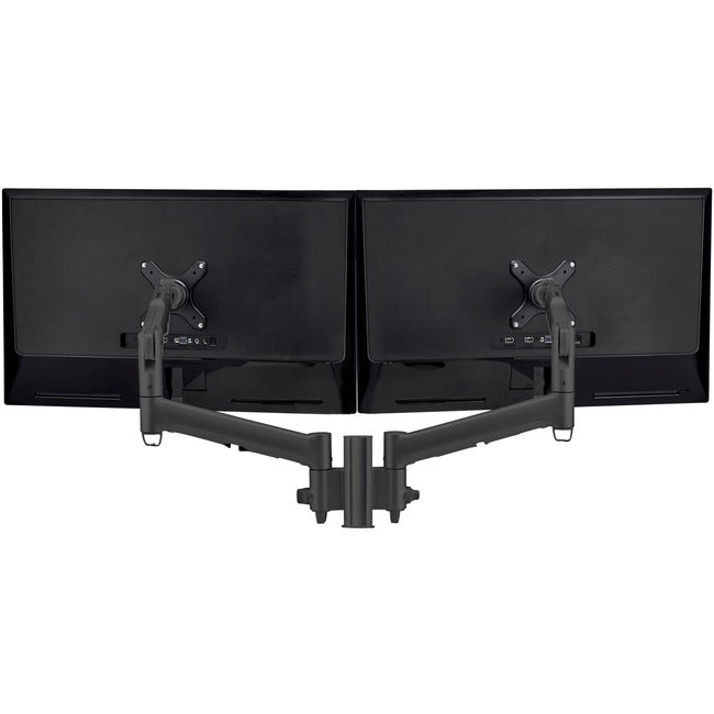 Atdec dual dynamic monitor arm desk mount - Flat and Curved up to 32in - VESA 75x75, 100x100 AWMS-2-D13-F-B
