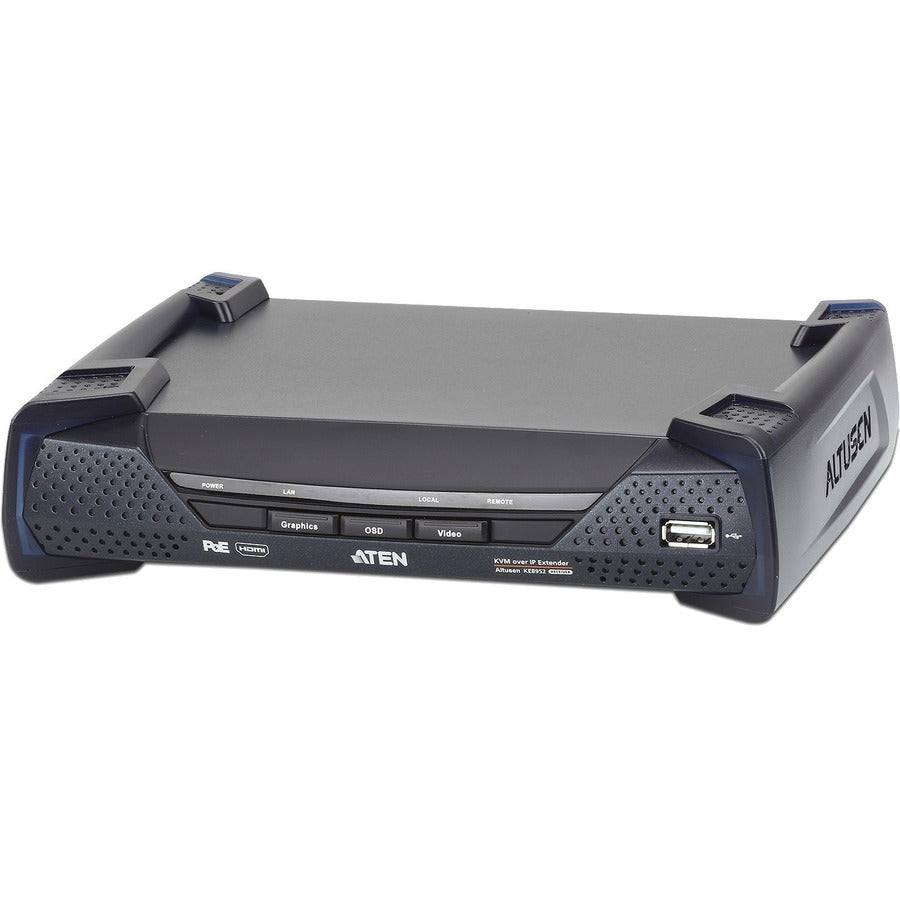Aten 4K Hdmi Single Display Kvm Over Ip Receiver With Poe-Taa Compliant